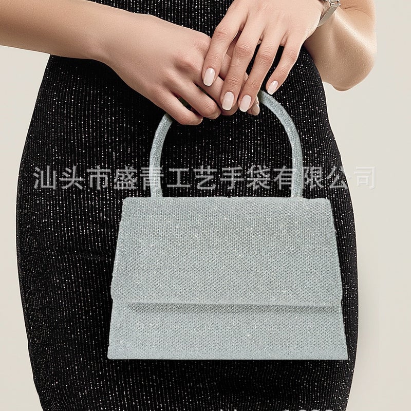 Bag Women'S All-Match Evening Bag New Style Bag Women'S High Sense Niche Handbag Fine Pink Crossbody Bag - Image 4