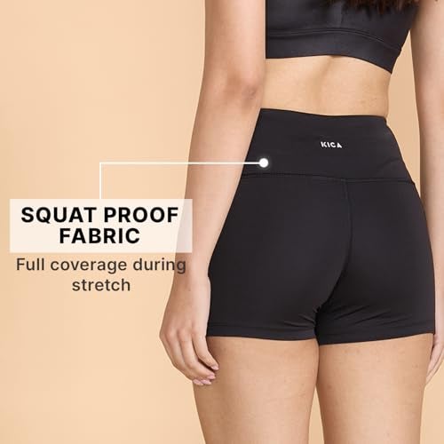 KICA Women's Regular Shorts (A0732_Black - Image 2
