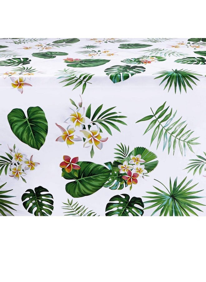 2 Pack Hawaiian Luau Tablecloths For Party Decoration, Hawaii Disposable Plastic Rectangular Table Covers, Aloha Tropical Palm Leaves Table Cloth, Summer Beach Kids Birthday Cocktail Party Supplies - pzsku/Z21F6EA66E2E5836A96F8Z/45/_/1732777895/87c80553-c266-4598-b192-a036da6dca5d