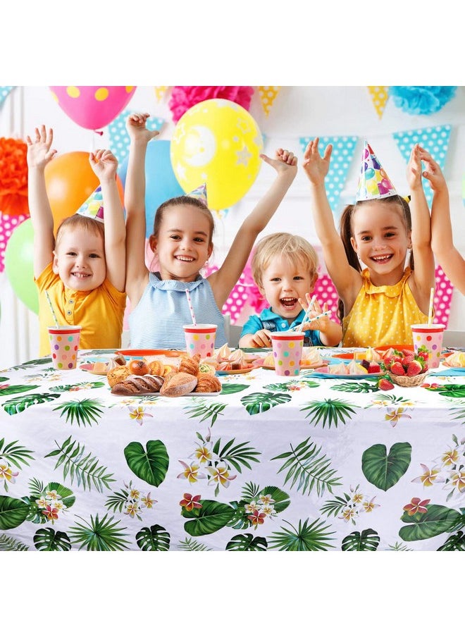 2 Pack Hawaiian Luau Tablecloths For Party Decoration, Hawaii Disposable Plastic Rectangular Table Covers, Aloha Tropical Palm Leaves Table Cloth, Summer Beach Kids Birthday Cocktail Party Supplies - pzsku/Z21F6EA66E2E5836A96F8Z/45/_/1732777907/9253597b-893b-495d-97e4-acec01f86493