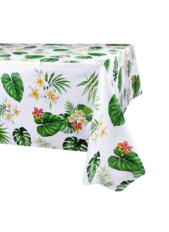 2 Pack Hawaiian Luau Tablecloths For Party Decoration, Hawaii Disposable Plastic Rectangular Table Covers, Aloha Tropical Palm Leaves Table Cloth, Summer Beach Kids Birthday Cocktail Party Supplies - pzsku/Z21F6EA66E2E5836A96F8Z/45/_/1732777916/ad03a72c-0df0-463b-b9ce-b6b7b479f85e