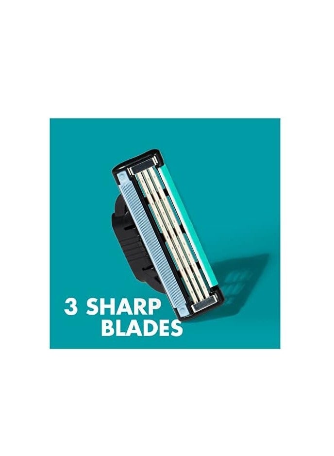 Gillette Gillette Mach3 Razor Blades Men, Pack of 12 Blade Refills  - Image 3