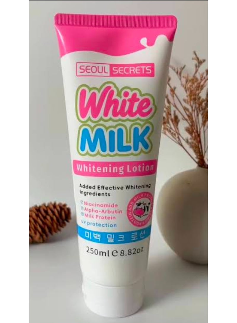 Seoul Secrets White Milk Skin Brightening Lotion - 250 ml - Image 1