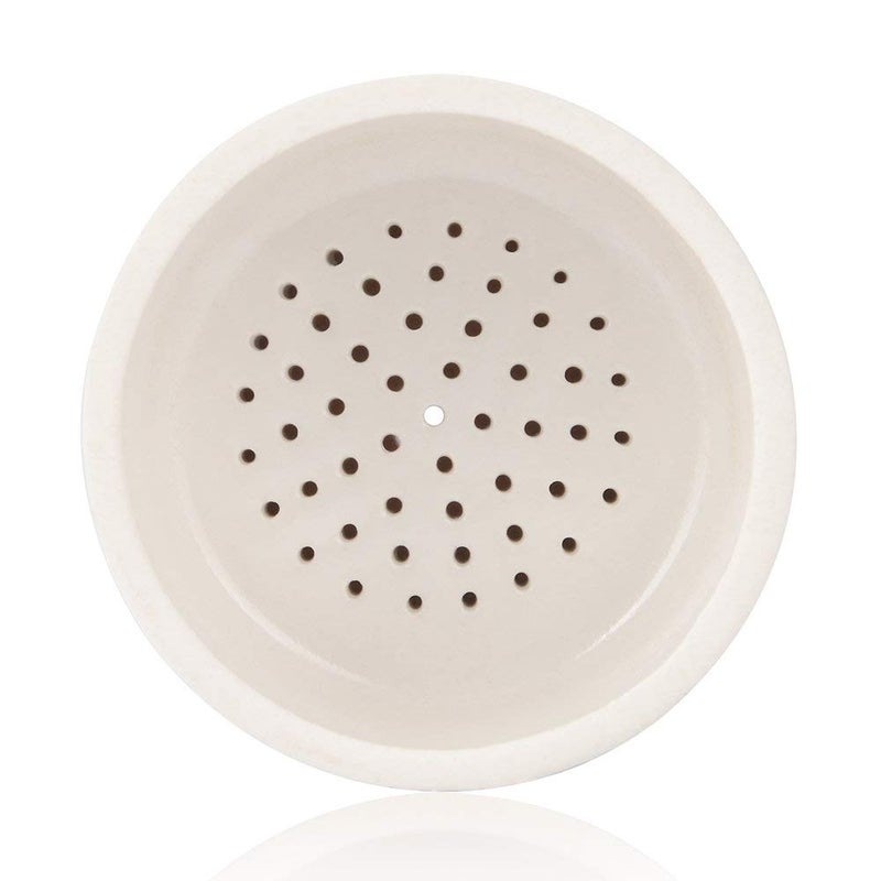 Labasics Porcelain Buchner Funnel 60 mm, Porcelain Buchner Filter Funnel OD 6 cm ID 5.7 cm for Laboratory - Image 4
