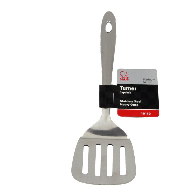 Chef Craft Select Turner/Spatula  9.5 inch  Stainless Steel - Image 2