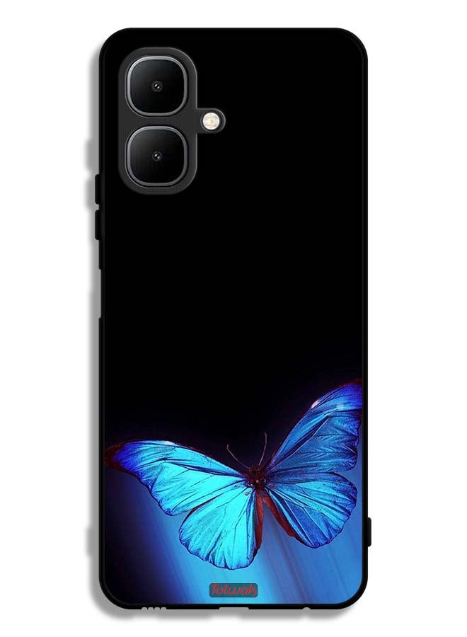 Tolwak Infinix Smart 10 Protective Case Cover Butterfly Art
