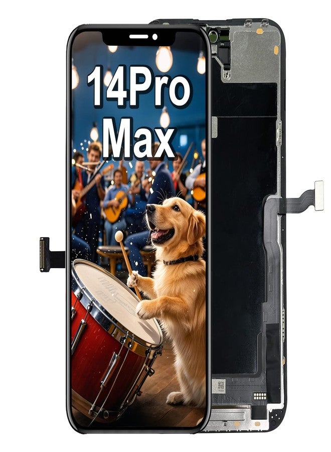 شاشة بديلة من EFAITHLIFE لهاتف iPhone 14 Pro Max مقاس 6.7 بوصة، شاشة LCD تعمل باللمس، متوافقة مع الموديلات A2894، A2651، A2893، A2895 (بدون أدوات) - Image 1