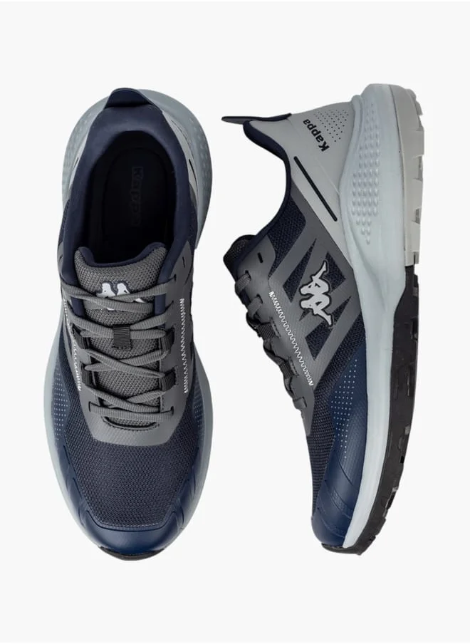 كابا Mens Logo Detail Sports Shoes With Lace-Up Closure