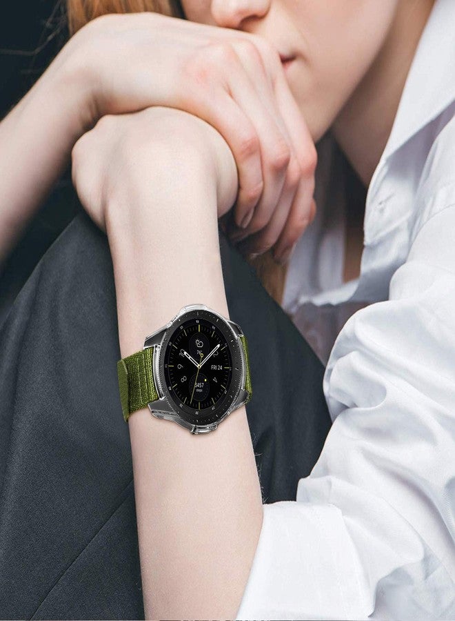 FINTIE Case Compatible with Samsung Galaxy Watch 42mm SM-R810 (Not Fit for Watch 4 Classic 42mm), Soft TPU Slim Plated Case Protective Bumper Shell Cover - Black/Rose Gold/Clear (Pack of 3) - Image 4