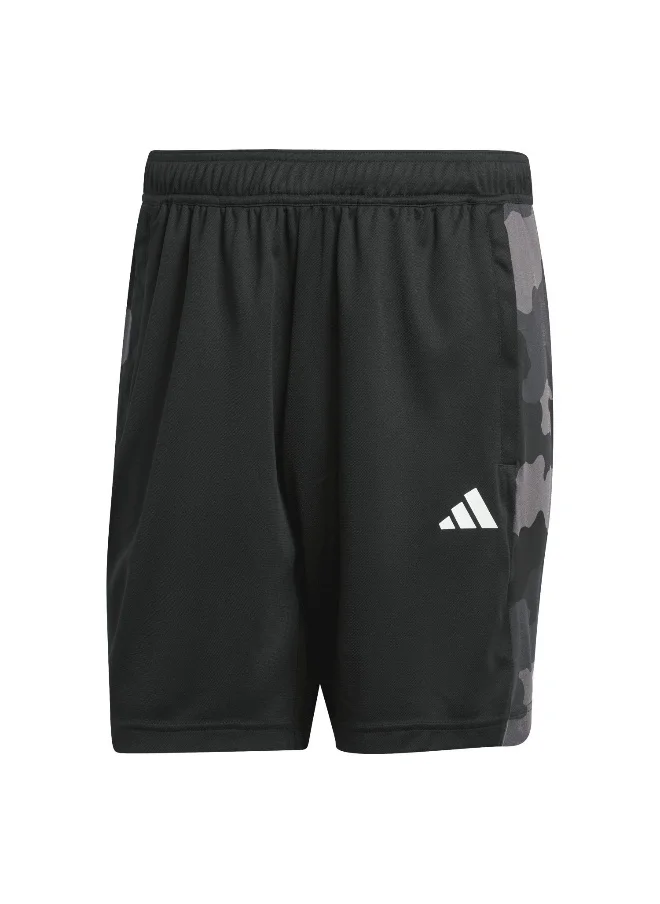 اديداس adidas Camo Short Black Training Shorts XS5"