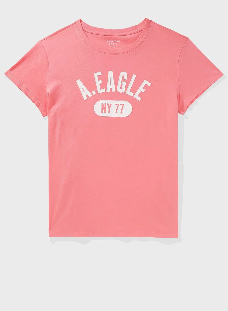 امريكان ايجل Graphic Crew Neck T-Shirt