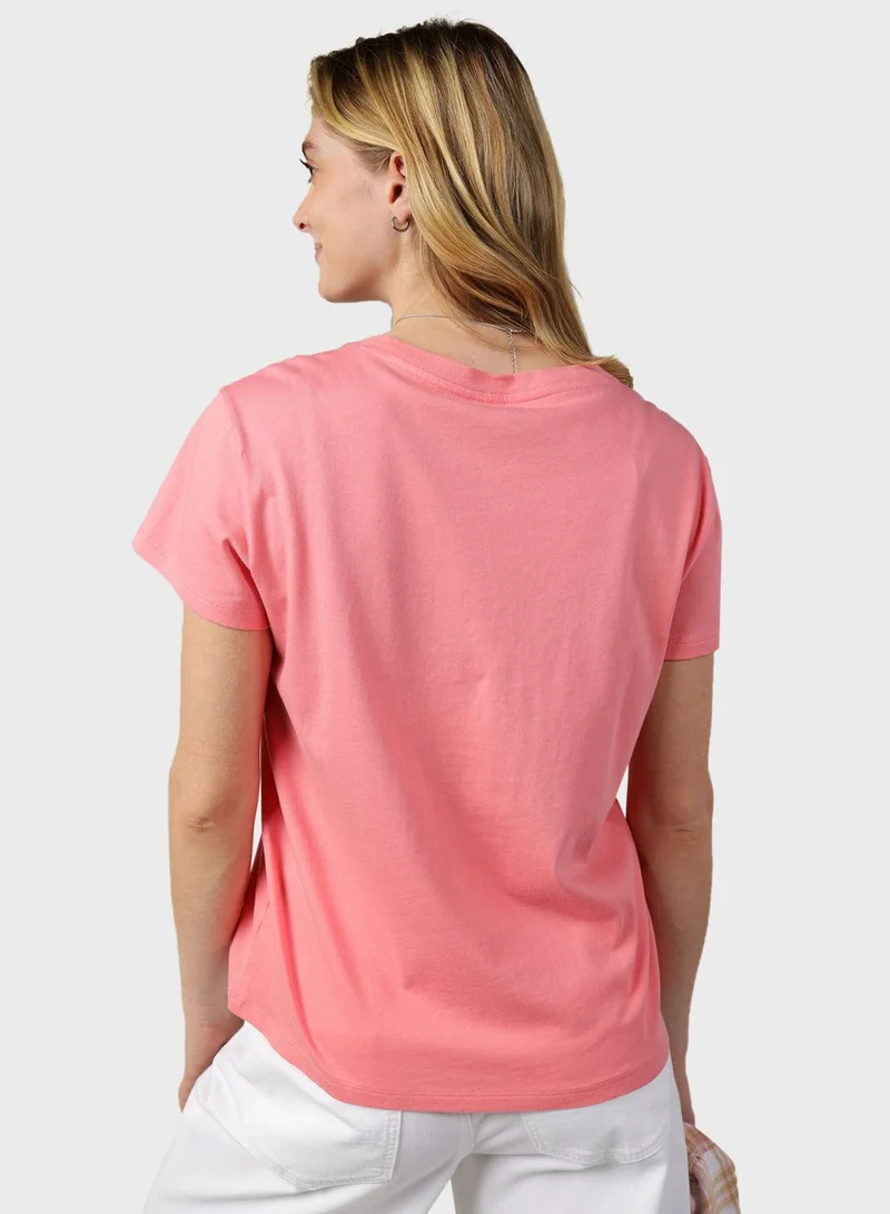 امريكان ايجل Graphic Crew Neck T-Shirt