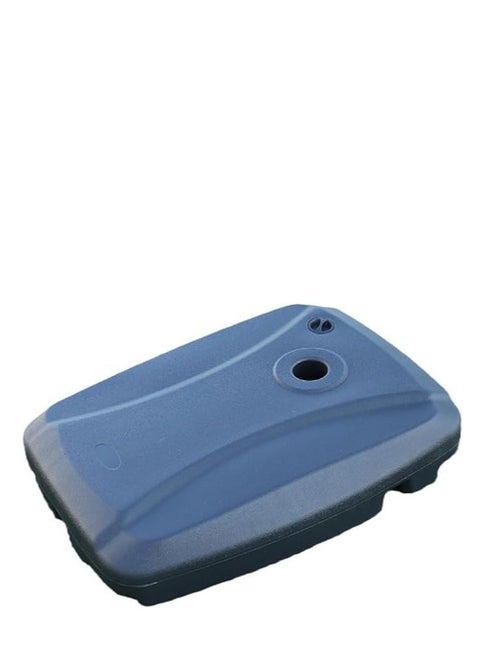 قاعدة مظلة فناء متعددة الأغراض للحديقة، حامل مظلة فناء بلاستيكي مربع للحديقة الخارجية، غطاء عالي الوزن