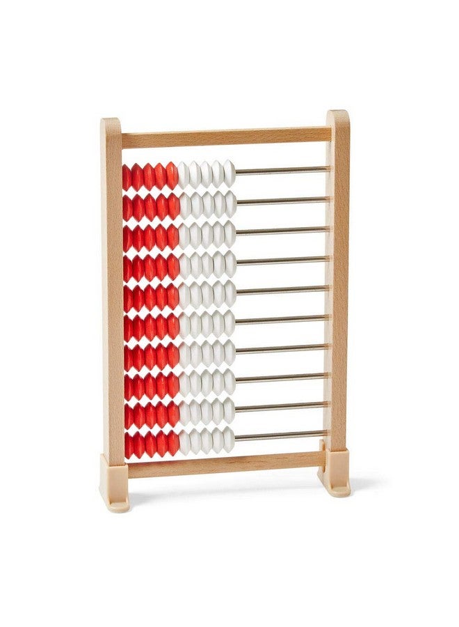 hand2mind hand2mind Mini 100-Bead Wooden Rekenrek Abacus, Abacus for Kids Math, Wooden Counting Math Manipulatives, Bead Counters for Kids Math, Learn Counting and Numbers, Homeschool Supplies (Set of 1)  - Image 1