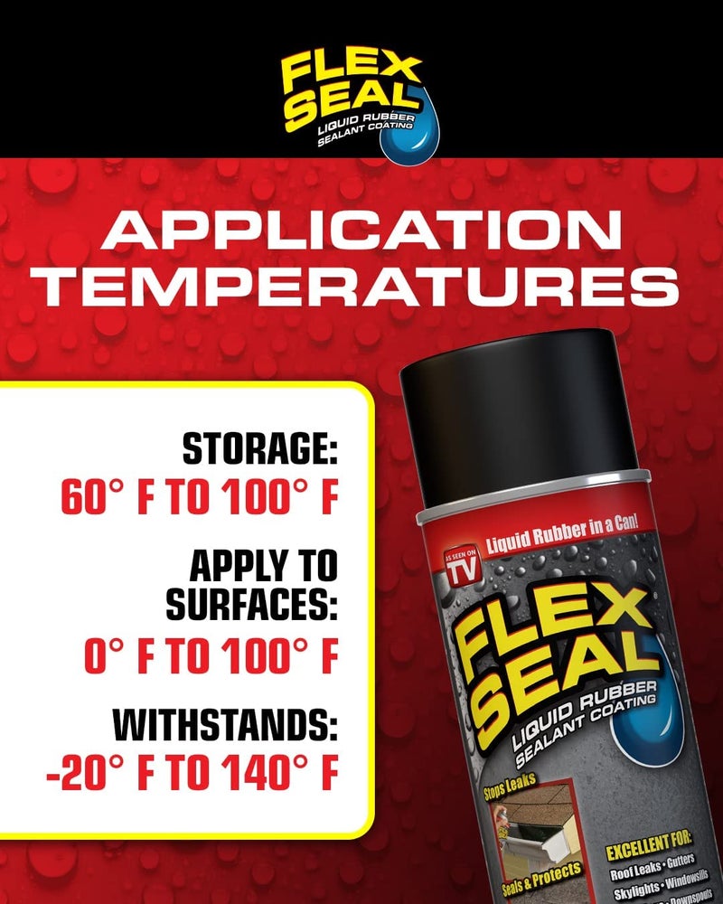 Flex Seal Mini, Clear, Stop Leaks Instantly, Waterproof Rubber Spray On Sealant Coating, Travel Size, Perfect for Gutters, Wood, RV, Campers, Roof Repair, Skylights, Windows, and More - Image 5