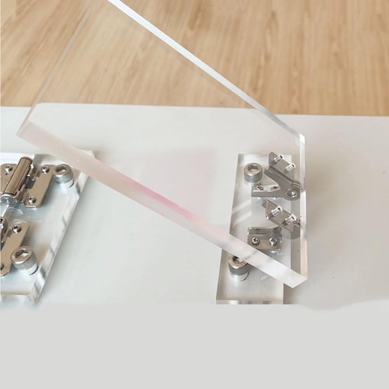 One Pair 2 0 Nm Adjustable Damping Metal Hinge Shaft Dampers With Flip Hinges Featuring Any Angle Stop Suitable For Wardrobes Cabinets Chests Doors And Folding Tables - Image 3