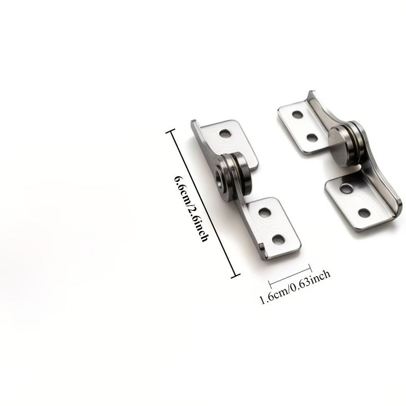 One Pair 2 0 Nm Adjustable Damping Metal Hinge Shaft Dampers With Flip Hinges Featuring Any Angle Stop Suitable For Wardrobes Cabinets Chests Doors And Folding Tables - Image 4