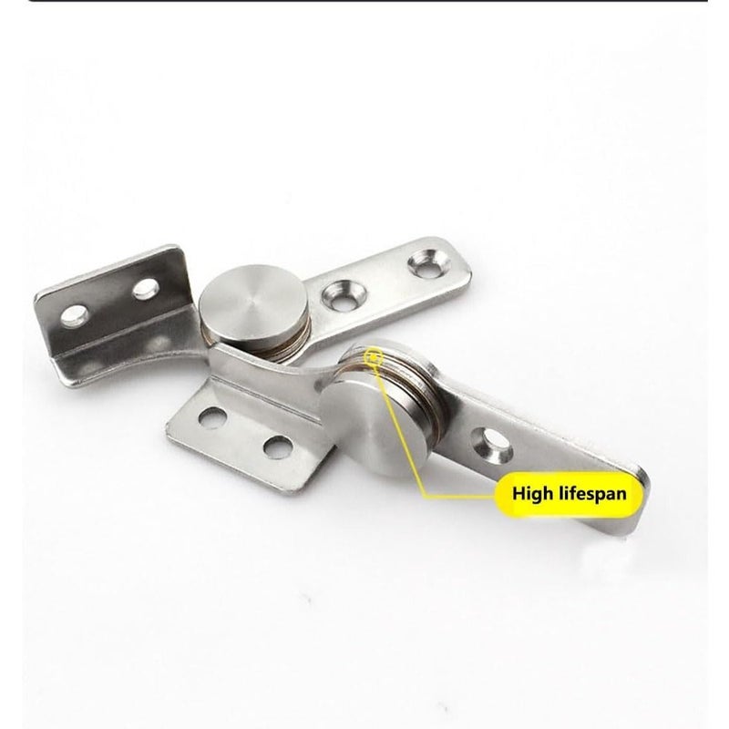 One Pair 2 0 Nm Adjustable Damping Metal Hinge Shaft Dampers With Flip Hinges Featuring Any Angle Stop Suitable For Wardrobes Cabinets Chests Doors And Folding Tables - Image 2