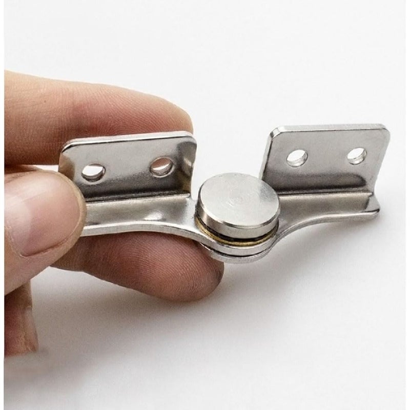 One Pair 2 0 Nm Adjustable Damping Metal Hinge Shaft Dampers With Flip Hinges Featuring Any Angle Stop Suitable For Wardrobes Cabinets Chests Doors And Folding Tables - Image 5