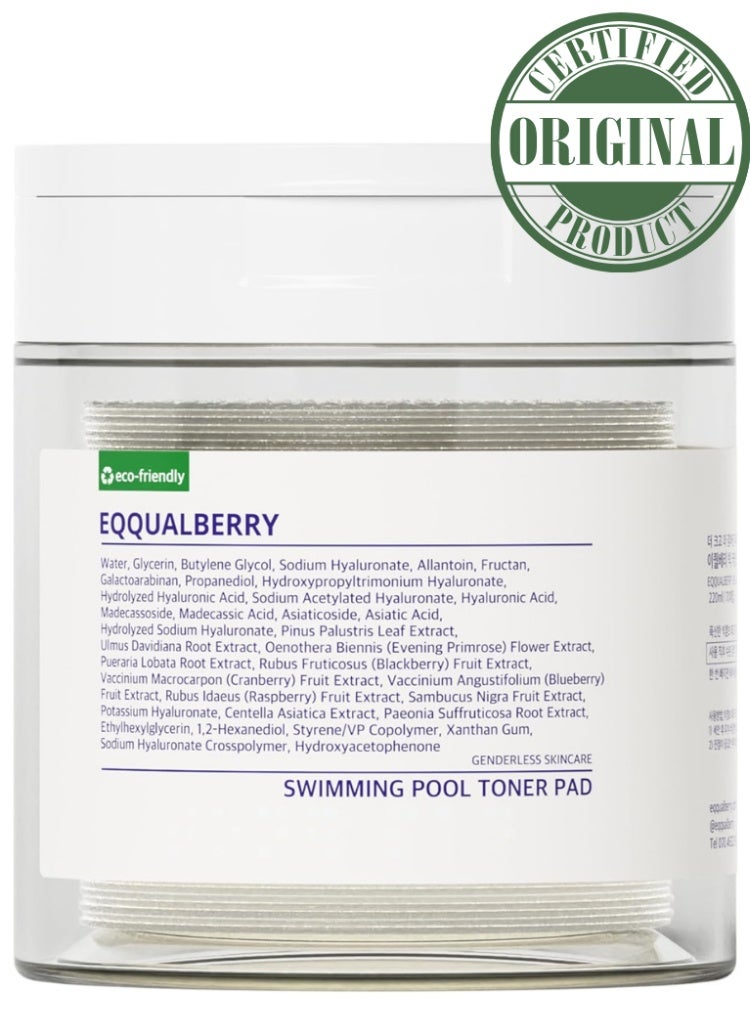 إيكوالبيري وسائد التونر برائحة حمام السباحة – ترطيب، تبريد وتنقية المسام - Image 2