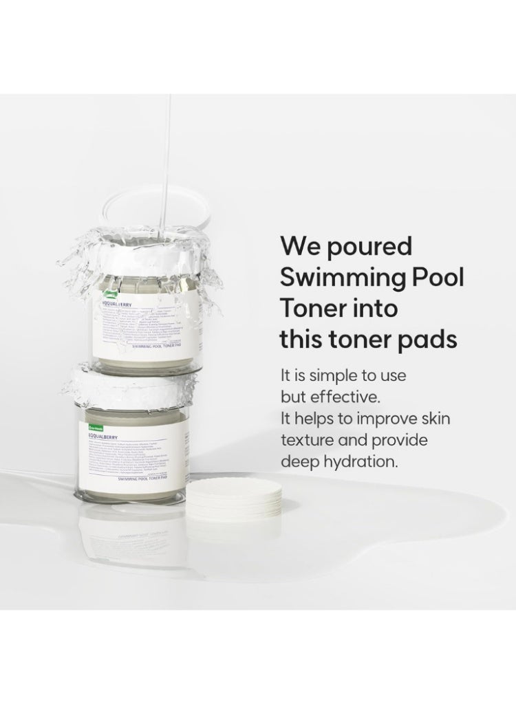 إيكوالبيري وسائد التونر برائحة حمام السباحة – ترطيب، تبريد وتنقية المسام - Image 4