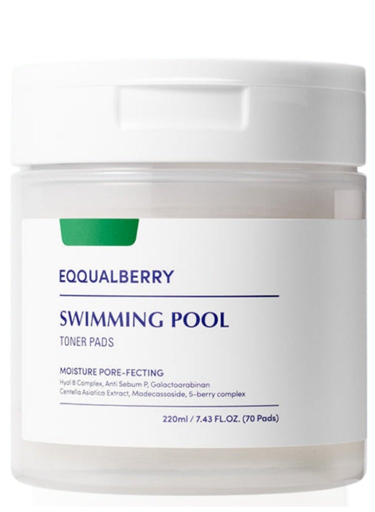 إيكوالبيري وسائد التونر برائحة حمام السباحة – ترطيب، تبريد وتنقية المسام - Image 1