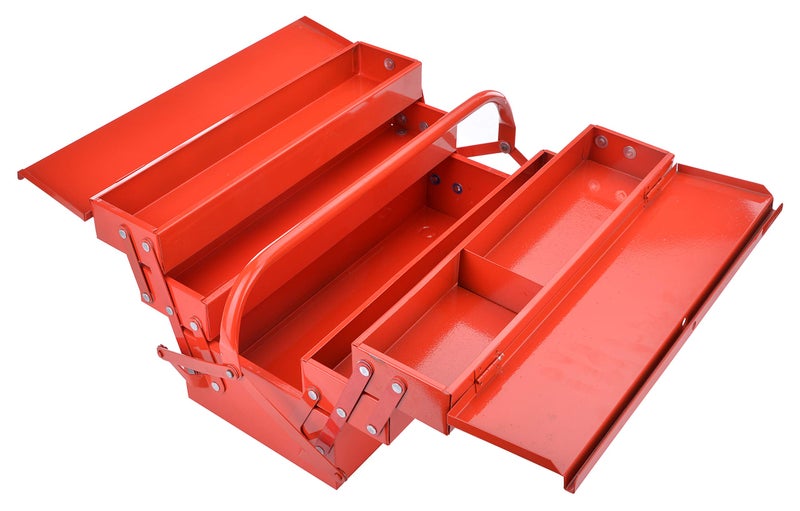 Izom ATC - MTB - 17/5 17-Inch 5 Tray Cantilever Toolbox (Red, Matte Finish) - Image 2