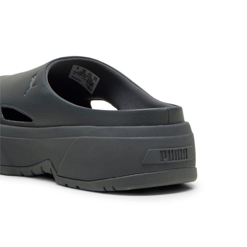 PUMA Womens Grey Mule Shoes - Image 3