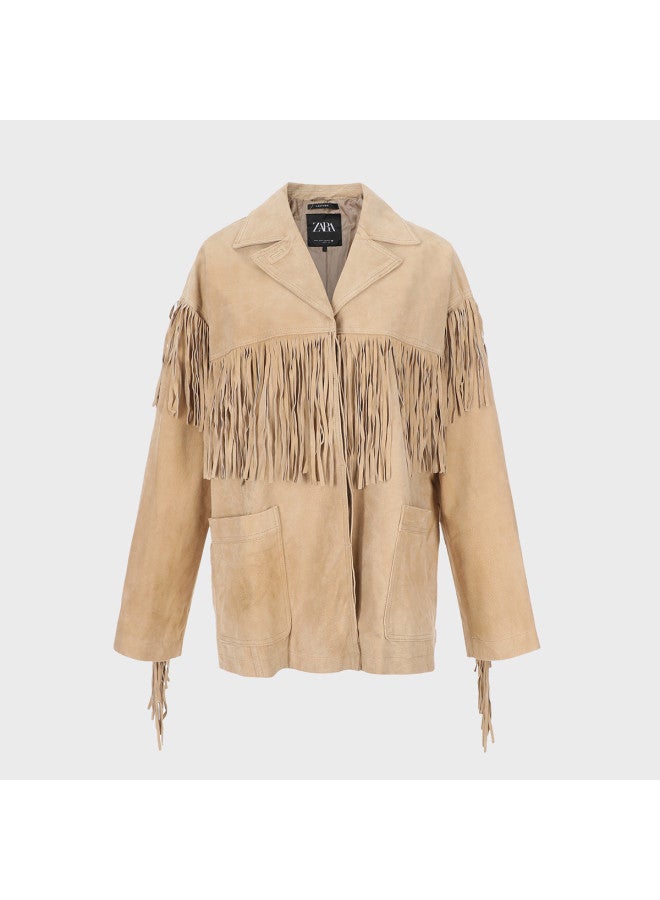 Zara women's Streetwear Stylish Casual Lapel Windproof Jacket - Image 2