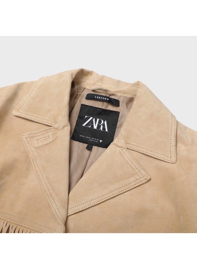 Zara women's Streetwear Stylish Casual Lapel Windproof Jacket - Image 4