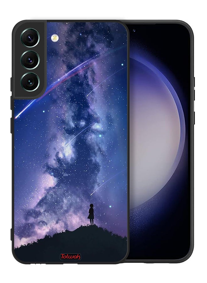 Tolwak Samsung Galaxy S22 5G Protective Case Cover Moving Stars - Image 2