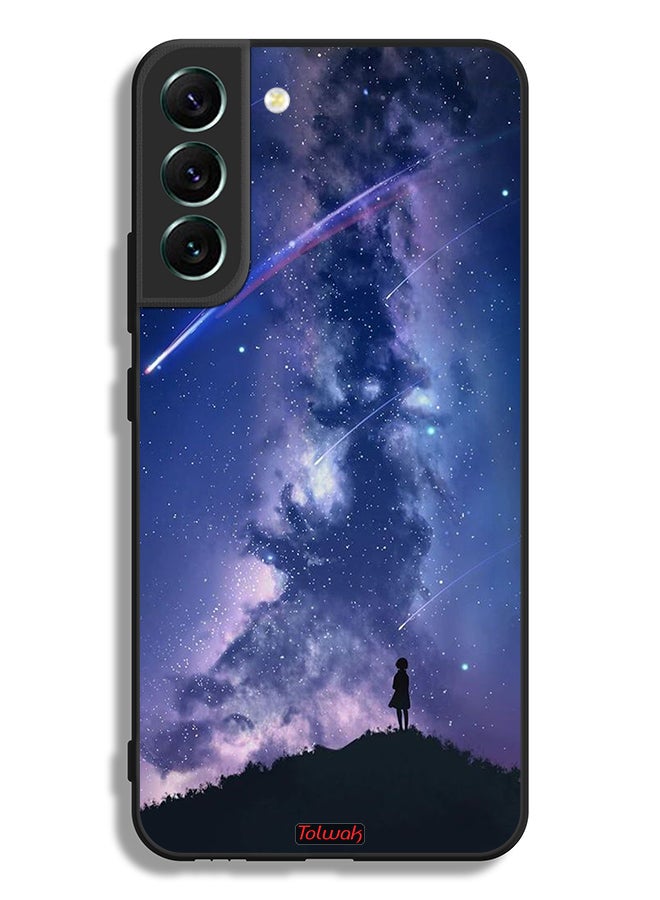 Tolwak Samsung Galaxy S22 5G Protective Case Cover Moving Stars - Image 3
