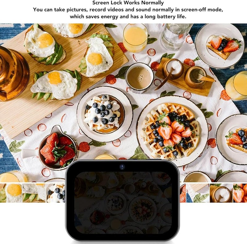 4K Digital Camera 64MP 3 Inch Touchscreen 120 Degree Wide Angle Compact Black Type 1 - Image 4