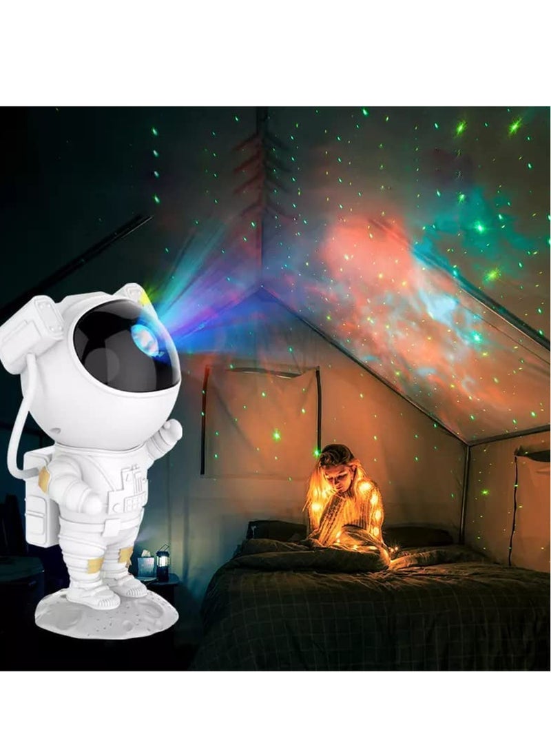 Rabos Star Projector Galaxy Night Light - Astronaut Starry Nebula Ceiling LED Projection Lamp with Timer, Remote Control, Adjustable Head Angle  - Image 2