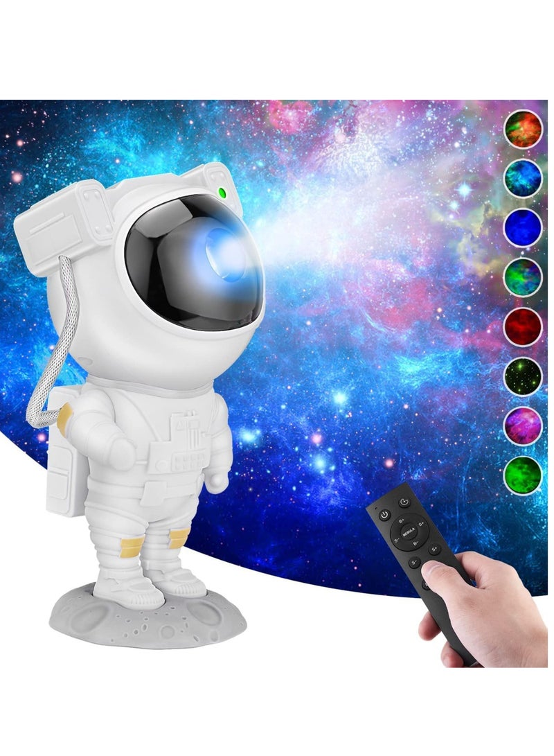 Rabos Star Projector Galaxy Night Light - Astronaut Starry Nebula Ceiling LED Projection Lamp with Timer, Remote Control, Adjustable Head Angle  - Image 3