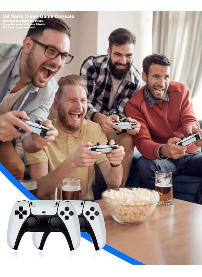 Rock Pow - Retro Game Console, Plug and Play Video Games Built-in 12000+ Classic Game 4K Ultra HD Game Stick with 2.4G Wireless Joystick Controller Supports 20+ Emulators - Image 1