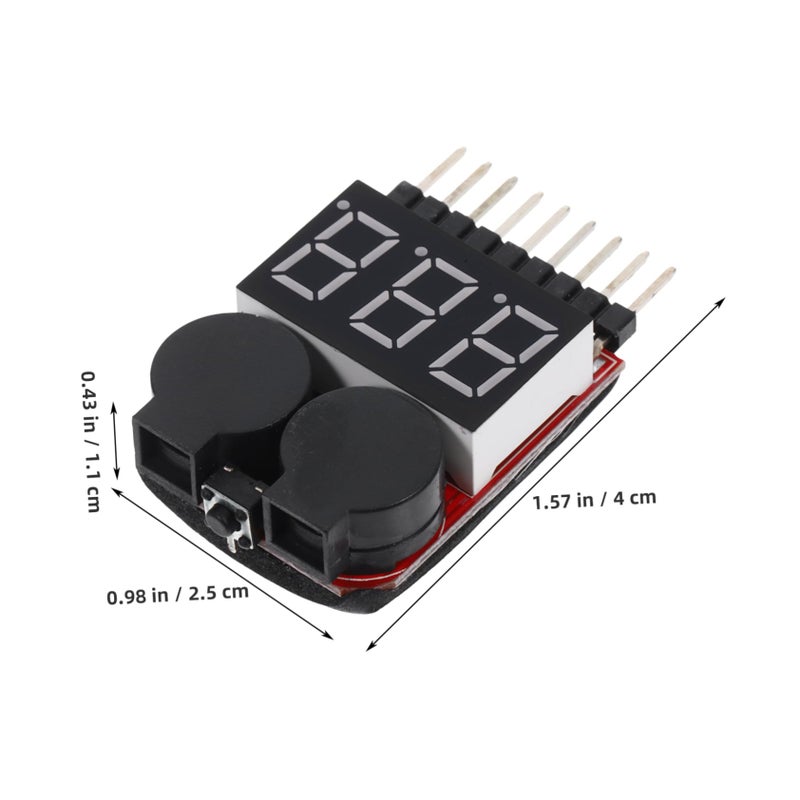 Low Voltage Alert Lipo Battery Tester with LED Alarm Indicator Prevents Over Discharge - Image 4