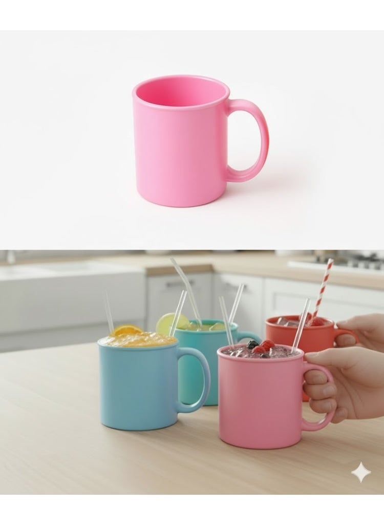 فافيلا مج بلاستيك متعدد الاستخدامات والالوان –مناسب للمشروبات الساخنة والباردة - تصميم عملي وخفيف | كود 1082 - Image 1