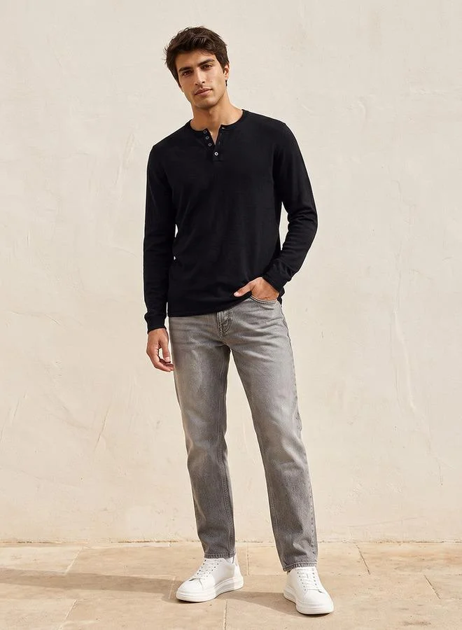 سبلاش فيڤ Smart Henley Neck Sweater