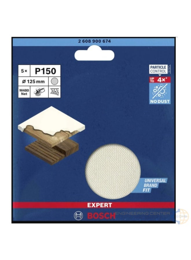 بوش صنفرة اسكوتش 5 بوصة خشانة 150 بوش