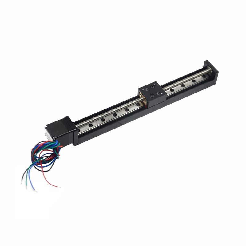 T6 Pitch 6 200mm Mini Linear Rail Guide Slide Actuator High Strength Metal Frame Smooth Operation - Image 1