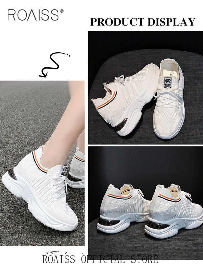 Women's Thick Sole Sneakers Women's Mesh Dad Shoes Women's Thick Sole Hollow Casual Shoes - pzsku/Z21F860D6AE20E6385FFFZ/45/_/1700117572/e02efea3-5e35-476c-a8fb-c3dabd1abab2