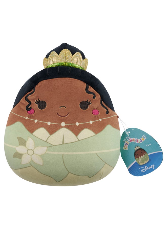 Squishmallows Disney Little Plush 8 inch Princess Tiana Officially Licensed Kellytoy Plush Toy Colorful Soft Gift for Kids Girls & Boys Washable Squishy Stuff Toy Multicolor All Age  - Image 1