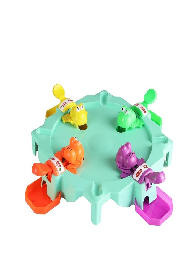 فيدلايز لعبة لوحية داخلية "الضفدع الجائع" من فيدلي | لعبة ألغاز متعددة اللاعبين للأطفال | (4 لاعبين) - Image 1