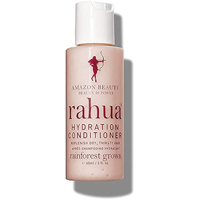 Rahua بلسم الترطيب 2 أونصة سائلة، يعيد ترطيب الشعر الجاف والعطشان لشعر رطب قوي وصحي وناعم مع عطر فاكهة العاطفة والمانجو، الأفضل لجميع أنواع الشعر بحجم السفر، معتمد من إدارة أمن النقل - Image 1