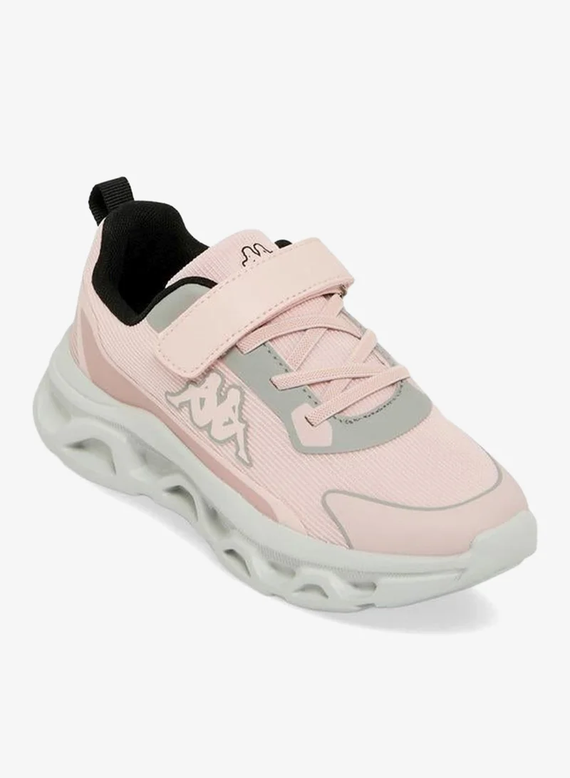كابا Girls Panelled Hook & Loop School Sports Shoes