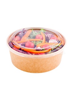 Restaurantware Restaurantware-LIDS ONLY: Bio Tek 7.3 x 0.4 Inch Container Lids, 200 Durable Round Lids - Tight Seal, Only Lids, Clear PET Salad Container Lids, Disposable, Containers Sold Separately  - Image 5