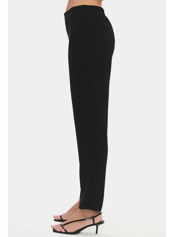 JUNE June Women Embroidered Detailed Shirt Trouser Set Black