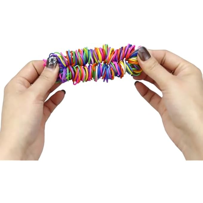 welsoon 2 Pack Skin Picking Fidget Toys Stretchy Loom Picking Fidget Finger Fidget Anxiety Relief Therapy for Trichotillomania - Image 5