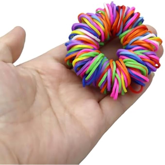 welsoon 2 Pack Skin Picking Fidget Toys Stretchy Loom Picking Fidget Finger Fidget Anxiety Relief Therapy for Trichotillomania - Image 3